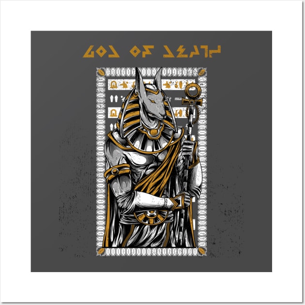 Anubis "God of Death" Wall Art by World upside down